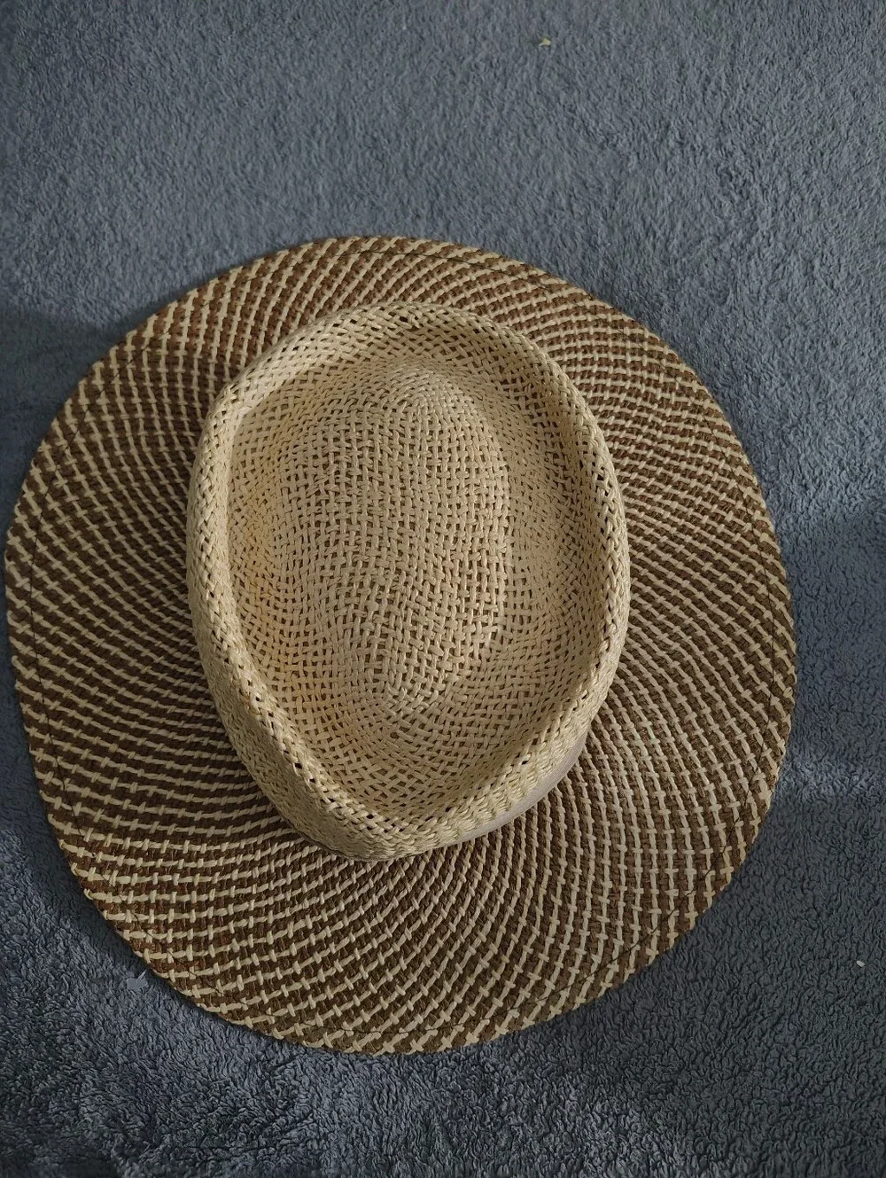 Quail Hollow Championship Men's Wide-Brim Straw Sun Hat - Beige/Tan